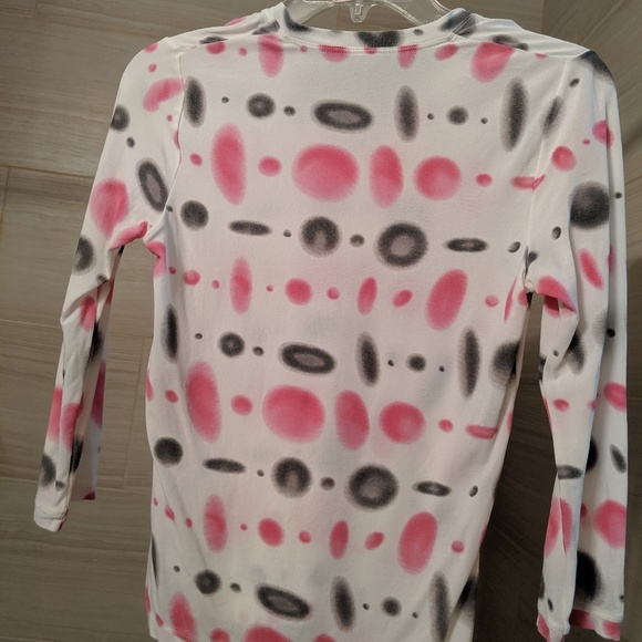 Patterned 3/4 lightweight top - Picture 5 of 7